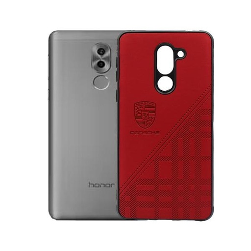 [PO18BHUHN6X-1-4] Huawei Honor 6X Porsche Leather Back Case (Red)