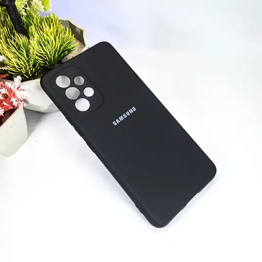 [PO23BSA32-1-2] Samsung A32 Official Soft Silicone Back Case (Black)