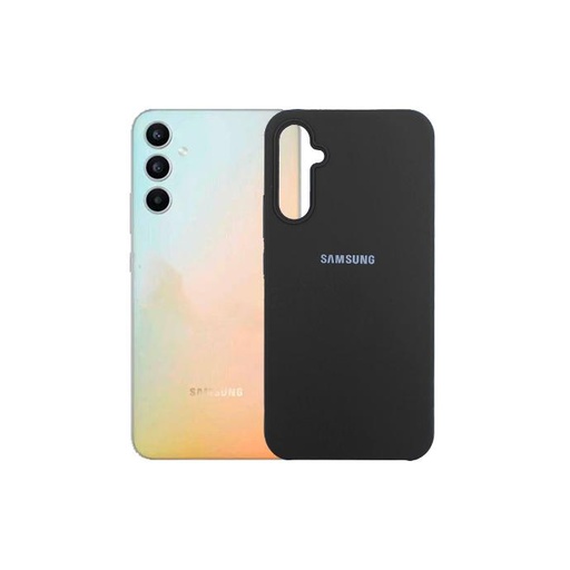 [PO23BSA34-1-2] Samsung A34 Official Soft Silky Back Case (Black)