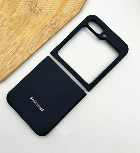 [PO23BSZFLP5-1-17] Samsung Z Flip 5 Official Soft Silky Back Case (Navy Blue)