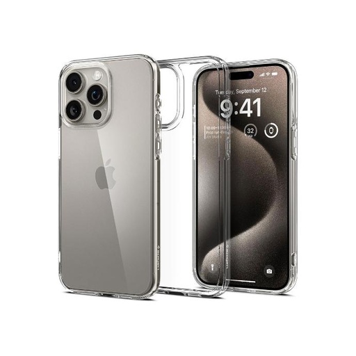 [PO7BIP15PMAX-4] Iphone 15 Pro Max Euro Transparent Back Case