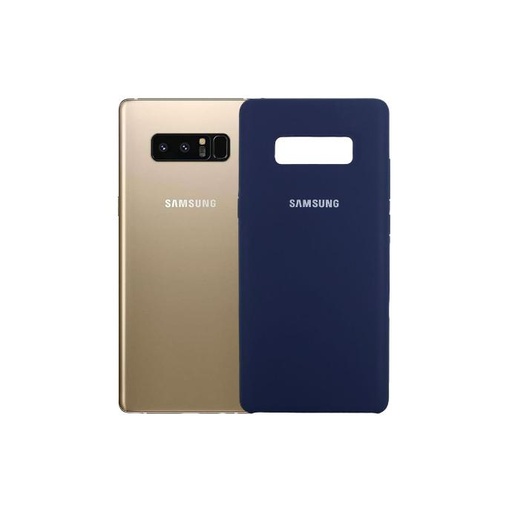 [PO23BSNOT8-1-17] Samsung Note 8 Official Soft Silky Case (Navy Blue)