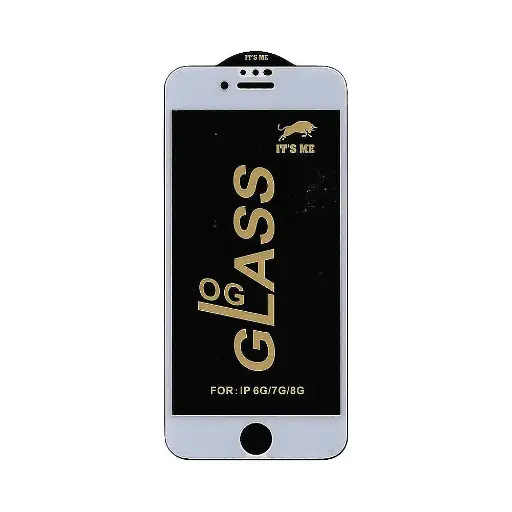[PL6IP7G-12-1] iPhone 7G White OG Glass - Premium Screen Protection