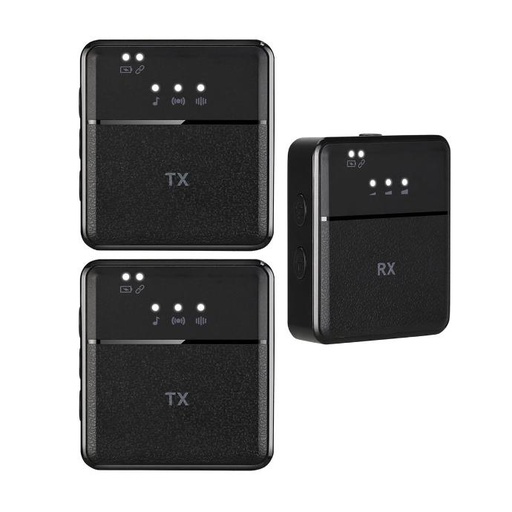 [CPU MIC-6] SX9 3-in-1 Wireless Dual Noise Cancellation Mic