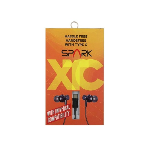[HF4SPRK34-1] Spark Metal Earphone Type-C Handsfree: Stylish Design & Rich Sound