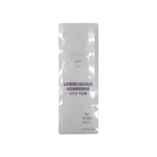 [PL10IP15PR-7] iPhone 15 Pro Unbreakable Membrane Side Ring Sheet - Ultimate Protection