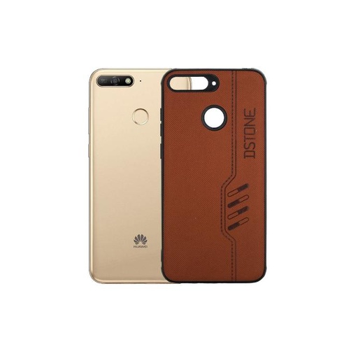 [PO18BHUY6P18-14-13] Huawei Y6 Prime 2018/Honor 7A Dstone Leather Back Case (Brown)