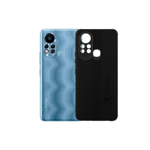 [PO18BIHOT11S-13-2] Infinix Hot 11S Dake Leather Back Case (Black)