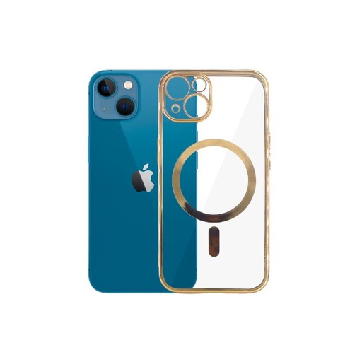 [PO29BIP13-7-5] Iphone 13 J-Case With Mage Safe Mobile Pouch (Golden)