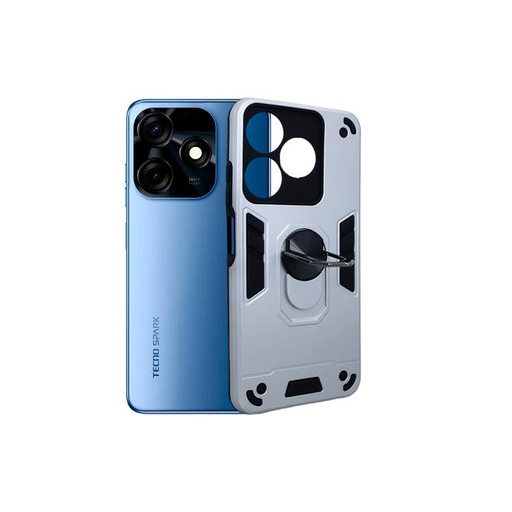 [PO39BTSPRK10C-1-7] Tecno Spark 10C/Spark 10 Armor Back Case (Silver)