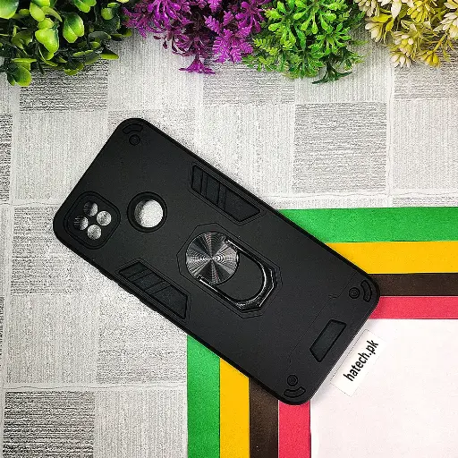 [PO39BMi10A-1-2] Redmi 10A/9C Armor Back Case (Black)