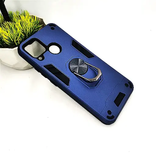 [PO39BORELMEC15-1-17] Oppo Realme C12/Realme C15 Armor Back Case (Navy Blue)