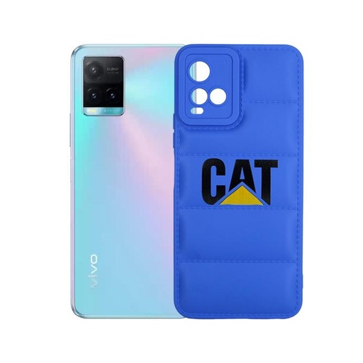 [PO14BVIY33S-18-3] Vivo Y33S/Y21/Y33T Soft Silicone Back Case - Stylish Blue Protection