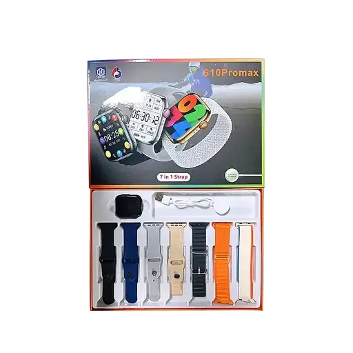 [WATCH-62] S10 Pro Max Series 10 Smart Watch Clone With 7 Extra Straps