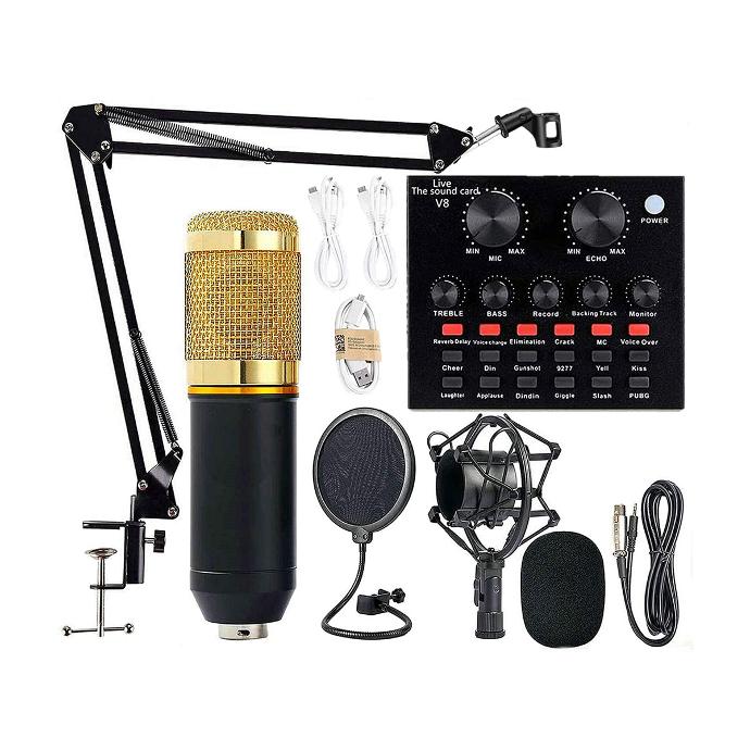Condenser Microphone Complete Setup For Live Singing Pakistan's