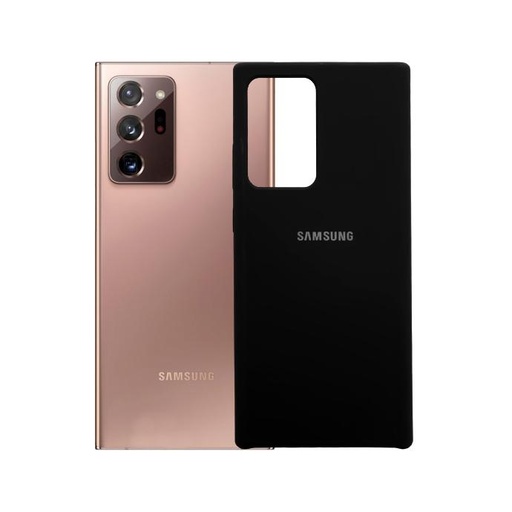 [PO23BSNOT20U-1-2] Samsung Note 20 Ultra Official Soft Silky Back Case (Black)