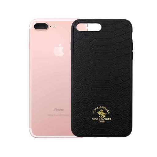 [PO43BIP7G-4-2] Iphone 7|8|SE 2020 Polo Logo Back Print Back Case (Black)