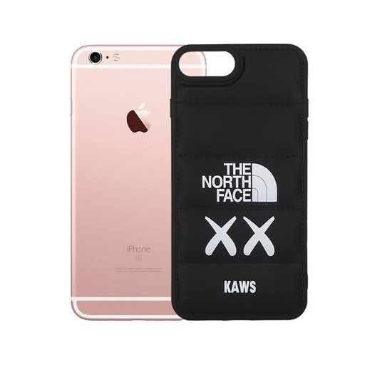 [PO14BIP6GPL-18-2] Iphone 6G Plus|6GS Plus Puffer Back Print Soft Silicone Back Case (Black)