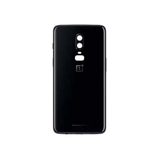 [HS91PL6-3-2] OnePlus 6 Back Cover - Black - Original Replacement