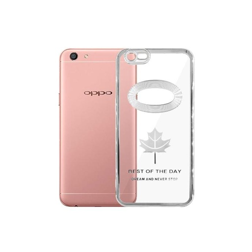 [PO29BOA57-8-7] Oppo A57 Old CD-Chrome Camera Mobile Pouch (Silver)