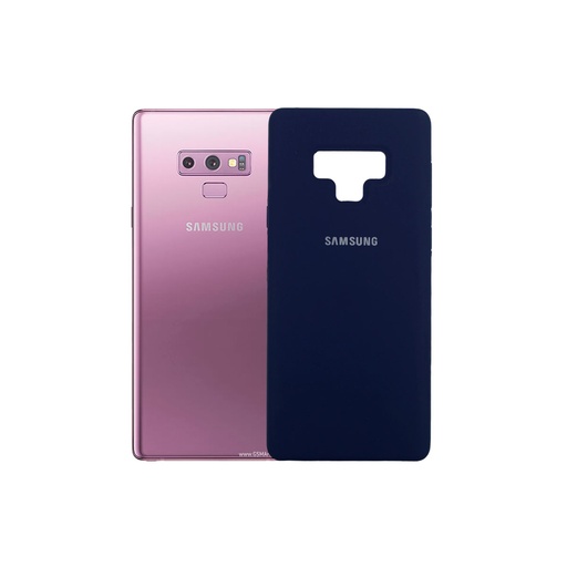 [PO23BSNOT9-1-17] Samsung Note 9 Original Official Soft Silky Case (Navy Blue)