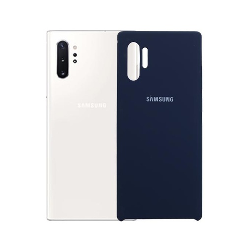 [PO23BSNOT10PL-1-17] Samsung Note 10 Plus Original Official Soft Silky Back Case  (Navy Blue)