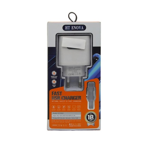[C1C1T2HT-1] HT ENOVA Qualcomm Type C Charger HT-C201