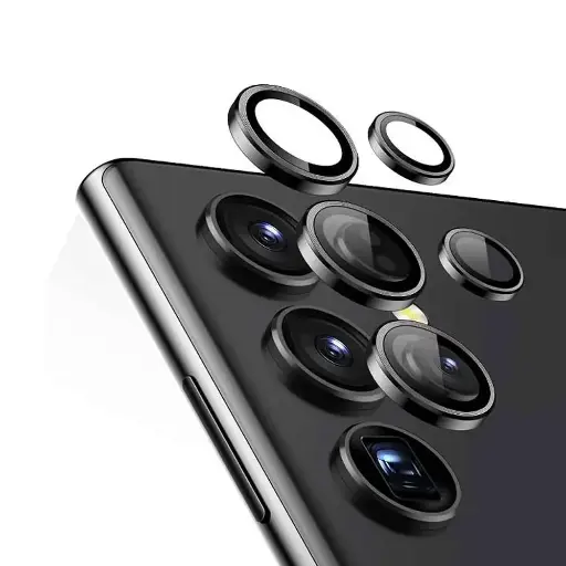 [PL14SS23UL-3-2] Samsung S23 Ultra & S24 Ultra Camera Rings - Black | Premium Quality