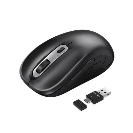 [CPU MOUSE-30] Wireless Mouse For PC/Laptop/Mac Book With USB & Type C Dongle