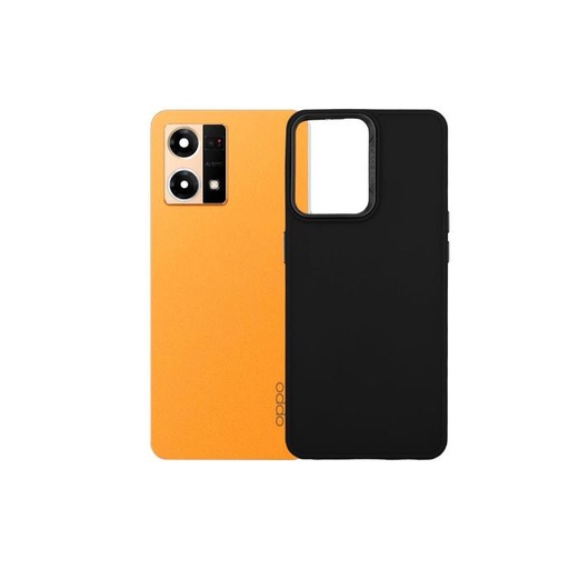 [PO14BOF21PR-34-2] Oppo F21 Pro 4G|Reno 7 4G Case Pro Soft Silicone Back Case (Black) 