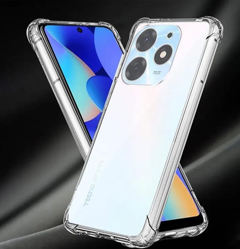 [PO7BTSPRK10PR] Tecno Spark 10 Pro 1.5mm TPU|Transparent Back Case