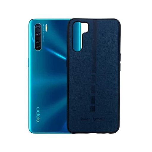 [PO18BOF15-1-17] Oppo F15|A91|Reno 3 Under Armour Back Case (Navy Blue)
