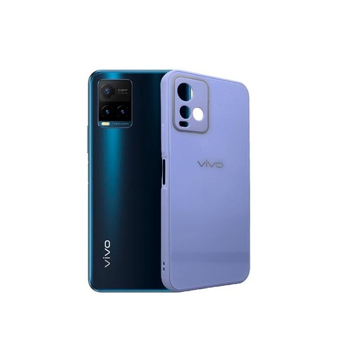 [PO43BVIY33S-1-29] Vivo Y33s|Y33T|Y21T|Y21 Back Glass Case (Light Purple)