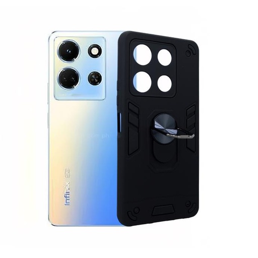 [PO39BINOT30PR-1-2] Infinix Note 30 Pro Armour Back Case (Black)