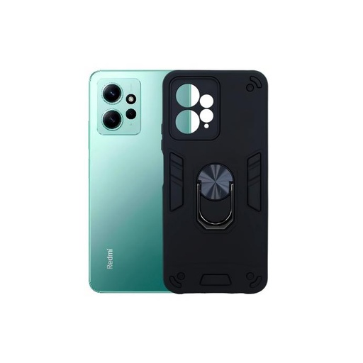 [PO39BMINOT12-1-2] Xiaomi Redmi Note 12 4G Armour Back Case (Black)