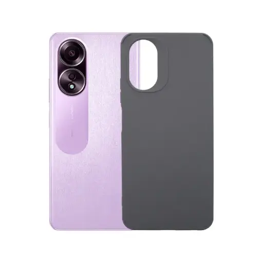 [PO14BOA58-16-36] Oppo A58 4G New Fashion Soft Silicone Back Case (Natural Titanium)