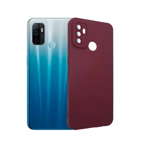[PO14BOA53-8-21] Oppo A53 4G Soft Silicone Back Case (Maroon)