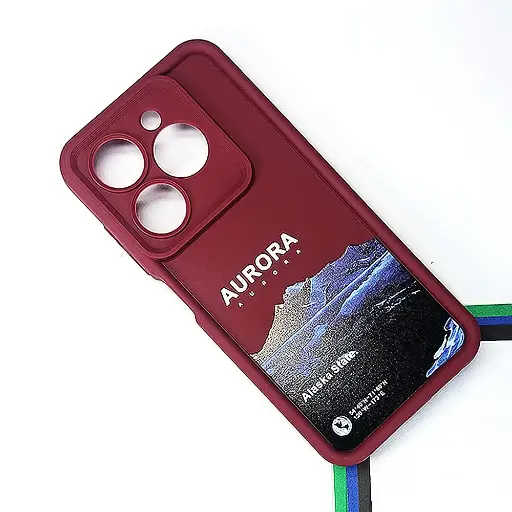 [PO14BISMRT8-19-21] Infinix Hot 40i|Smart 8|Smart 8 Pro|Tecno Pop 8|Spark 20C|Spark 20Printed Soft Silicone Back Case (Maroon)