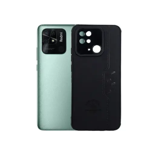 [PO18BMi10C-1-2] Xiaomi Redmi 10C|Poco C40 Santa Barbara Polo & Racquet Club Leather Back Case (Black)