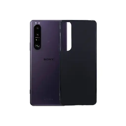 [PO14BXPR1MRKIII-1-2] Sony Xperia 1 Mark iii Matte Soft Silicone Back Case (Black)