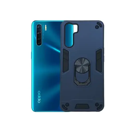 [PO39BOF15-1-17] Oppo F15 Reno 3 Armour Back Case (Navy Blue)