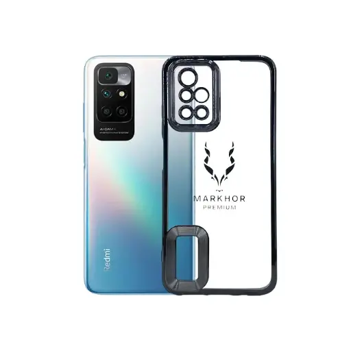 [PO29BMI10-18-2] Xiaomi Redmi 10|Redmi 10 Prime|Redmi 10 2022 Markhor CD Gold Chrome Back Case (Black)