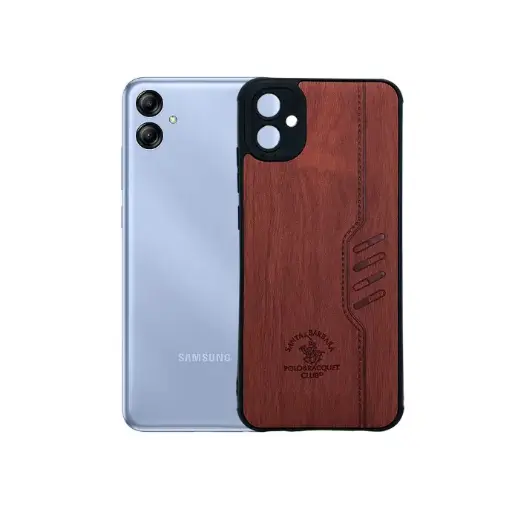 [PO18BSA04E-2-13] Samsung A04E|F04|M04 Santa Barbara Polo & Racquet Club Back Case (Brown)