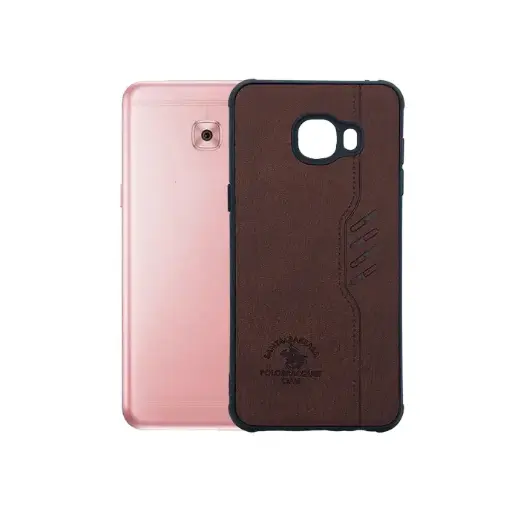 [PO18BSC5PR-1-13] Samsung C5 Pro|C5 Santa Barbara Polo & Racquet Club Back Case (Brown) 