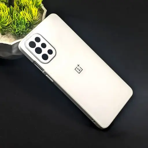 [PO43B1PL8T-1-1] OnePlus 8T|OnePlus 9R Back Glass Case (White)
