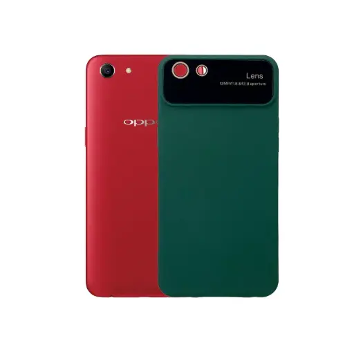 [PO15BOA83-15-11] Oppo A83 Soft Silicone Back With Camera Lens Back Case (Green)