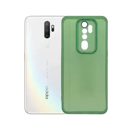 [PO15BOA5TW-3-33] Oppo A5 2020/A9 2020 Clear Colour Transparent Case (Light Green)