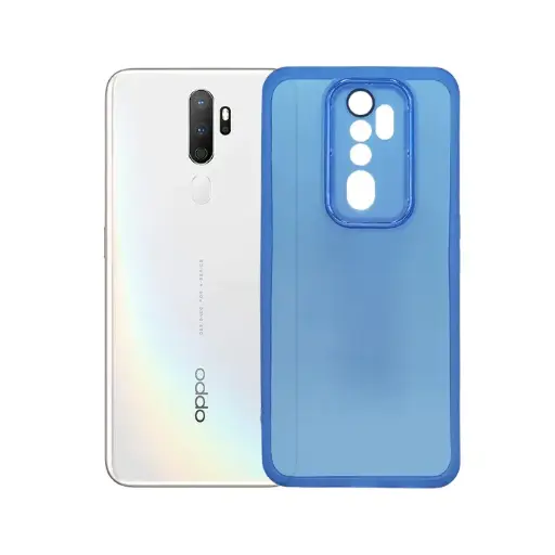 [PO15BOA5TW-3-16] Oppo A5 2020/A9 2020 Clear Colour Transparent Case (Sky Blue)