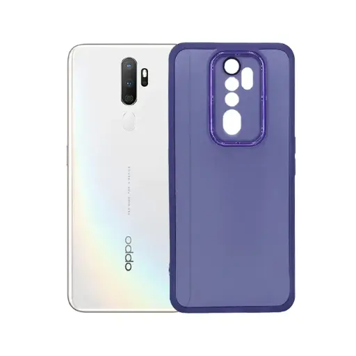 [PO15BOA5TW-3-12] Oppo A5 2020/A9 2020 Clear Colour Transparent Case (Purple)