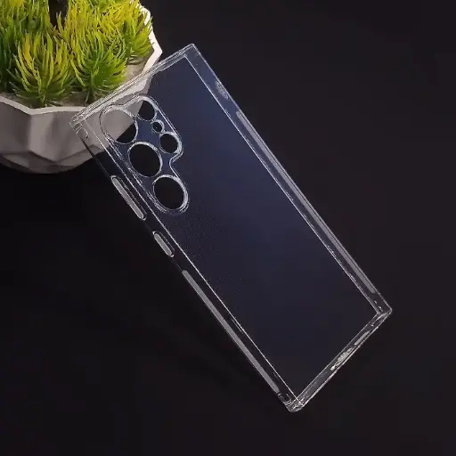 [PO7BSS24ULTRA-3] Samsung S24 Ultra Dust Plug Transparent Back Case